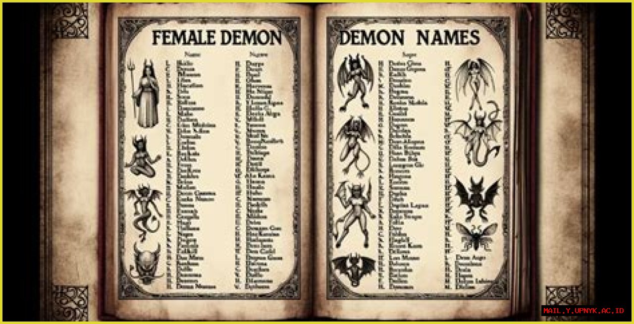 Captivating Demon Female Names: A Comprehensive Guide