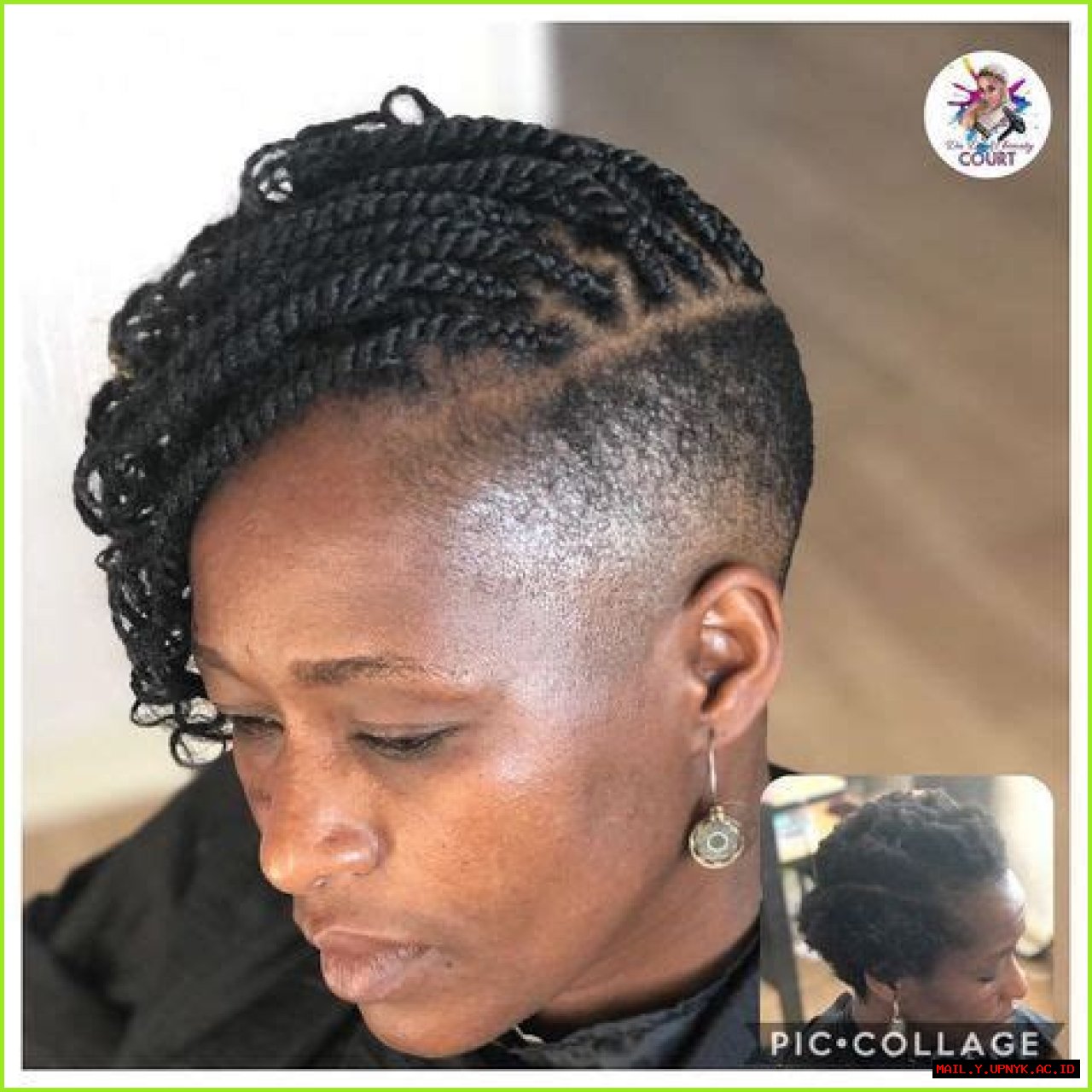 Cornrow Braids With Fade Female