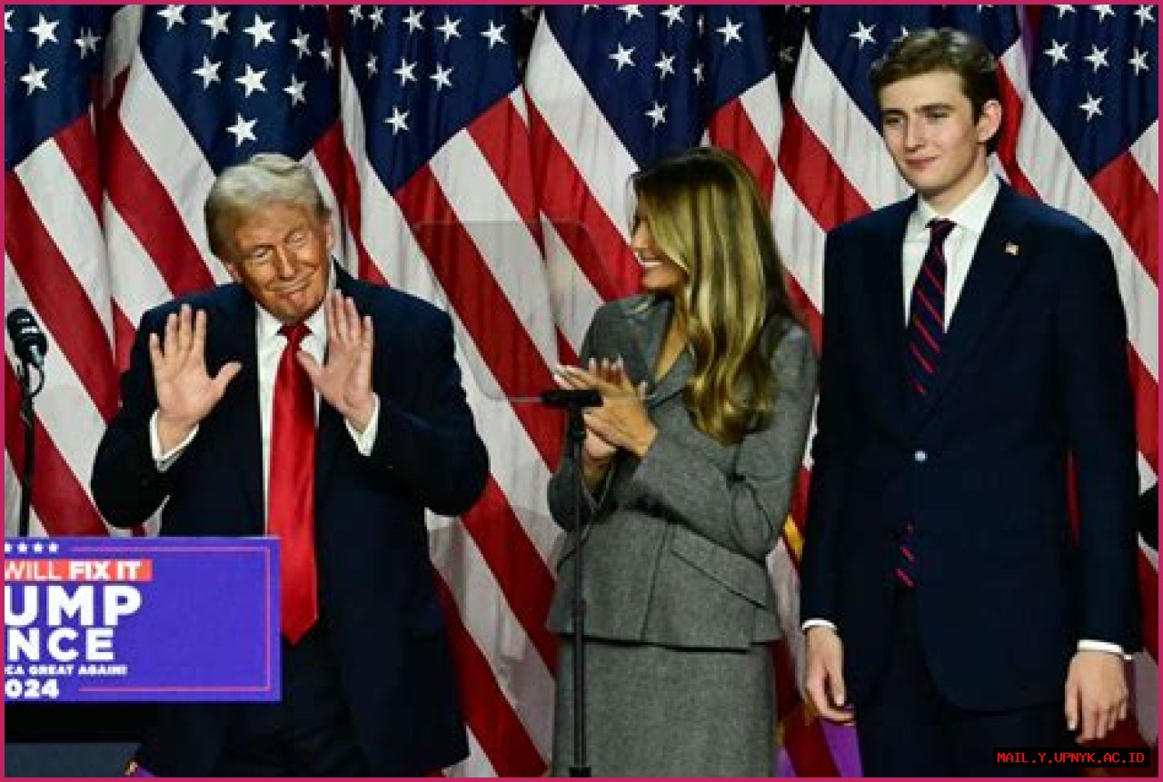 Get The Latest Pictures Of The Recently Outgrown Barron Trump